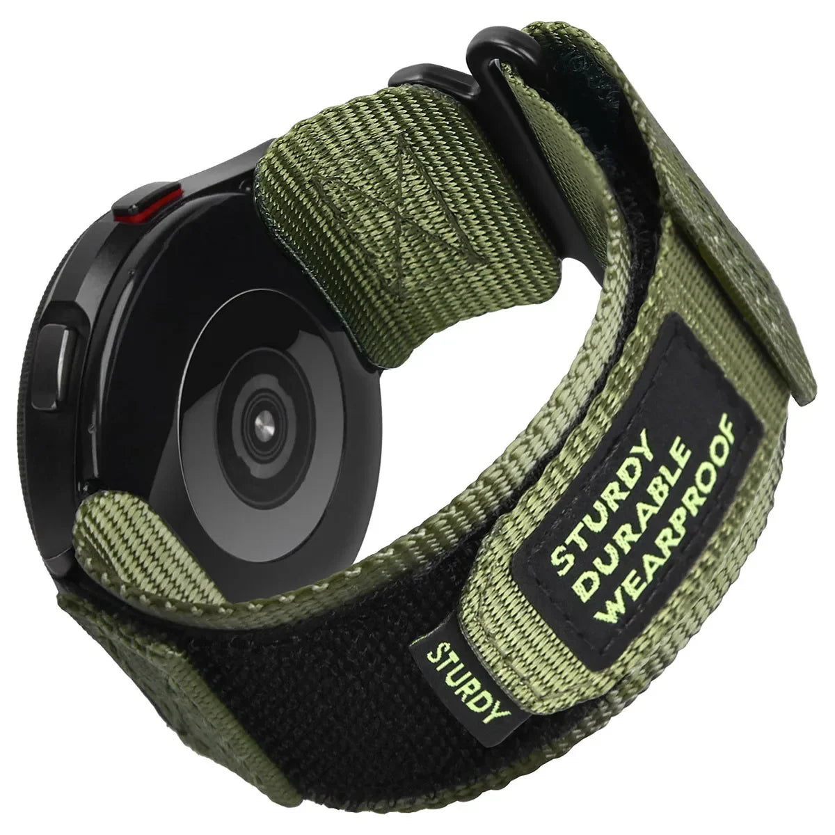 20mm 22mm Nylon Strap for Samsung Galaxy Watch 7/6/5/4 40 44mm 6Classic 47mm Sport Loop Bracelet for Huawei Watch GT3 4Pro Band