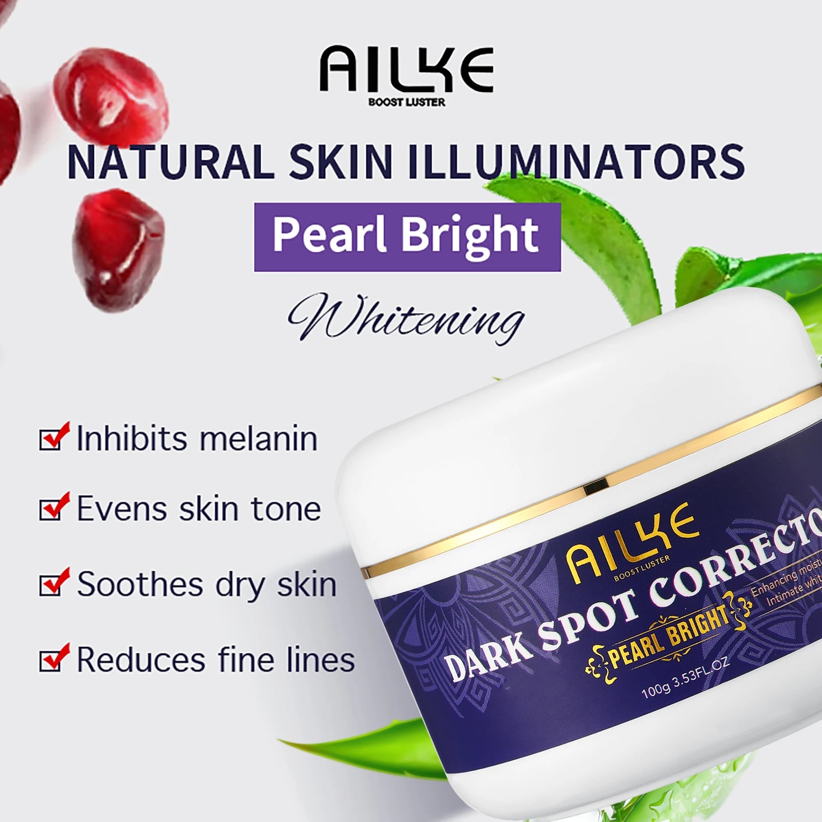 AILKE Glutathione 5-in-1 Women Skin Care Kit, With Body Lotion, Serum, – smart-store