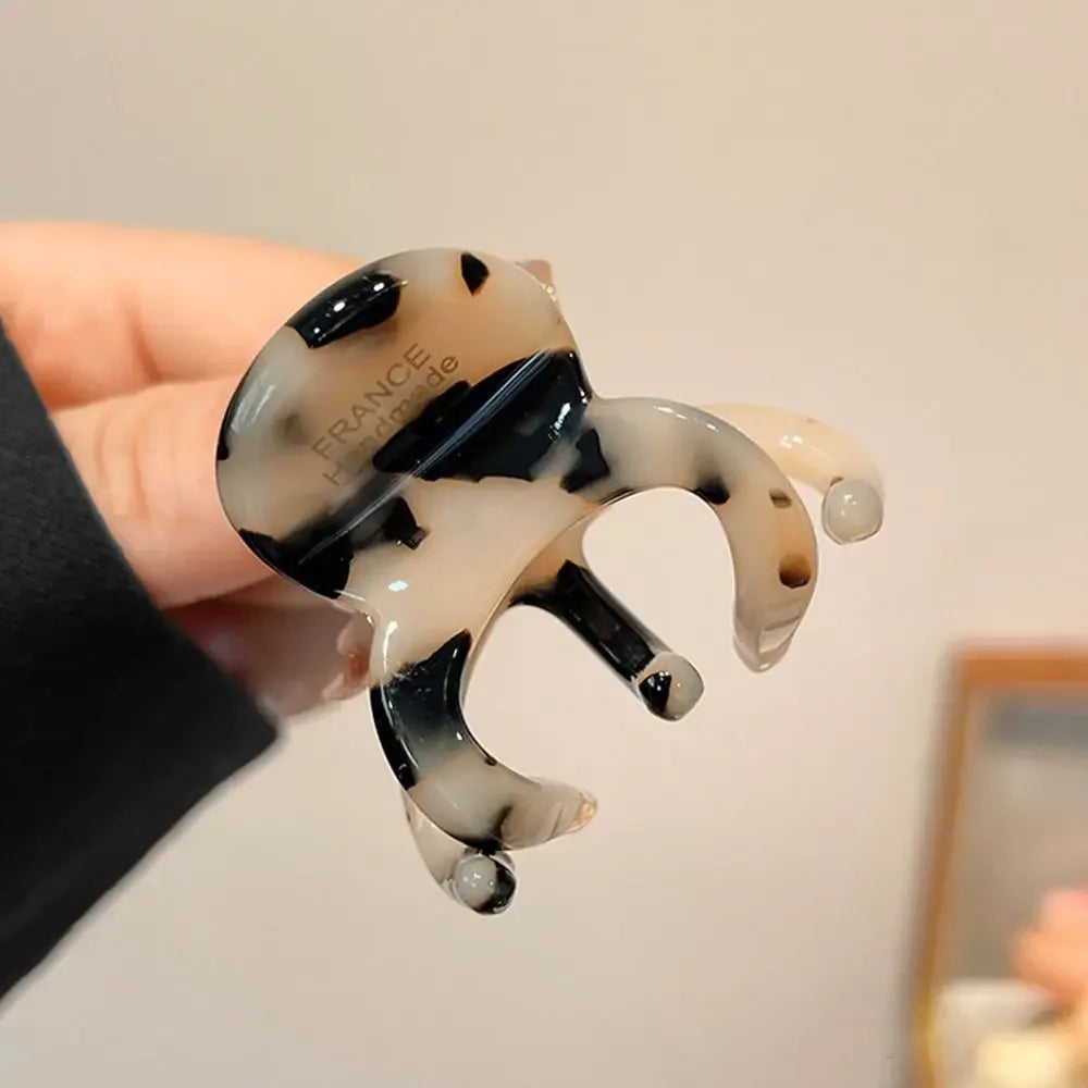 French Acetate Hair Claw Clips Retro Crab Shark Clip Elegant High Ponytail Holders Fashion Hair Accessories for Women Girls