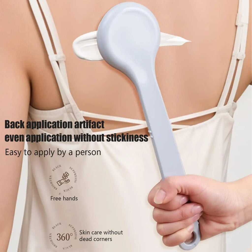 Lotion Sunscreen Ointment Applicator Long Handle Body Cleaner Shower Brush Multi-Function Sunscreen Back Lotion Applicator