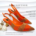 QSGFC Exquisite Fashion Women Shoes Sparkling Diamonds Pointed-toe Design Elegant Party Ladies High Heels