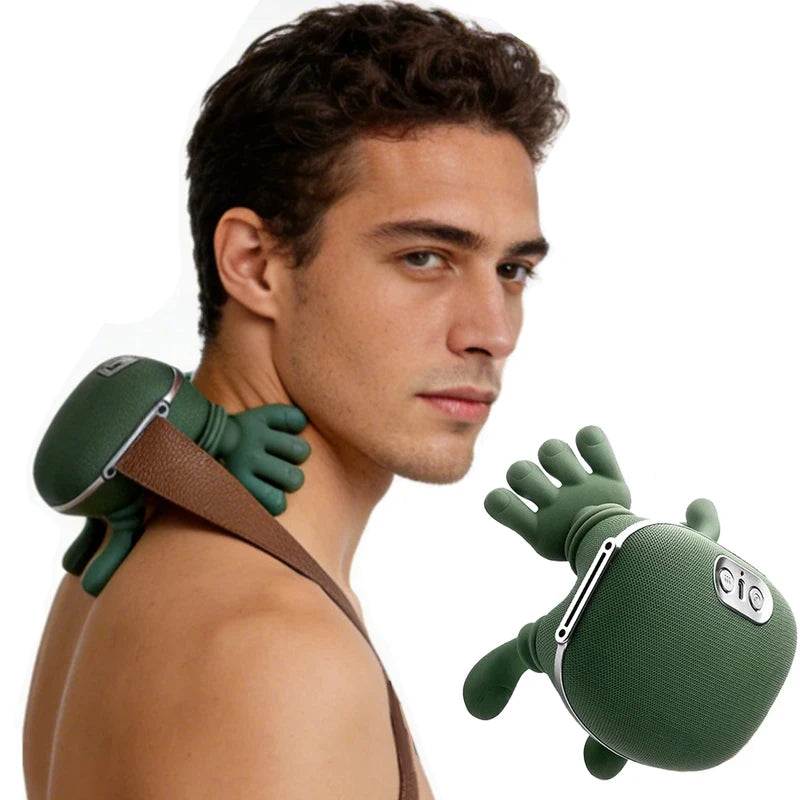 Bionic Finger Neck Shoulder Trapezius Muscle Relax Massager Neck Cervical Kneading Massage Shawl Brushless Motor Neck Masajeador