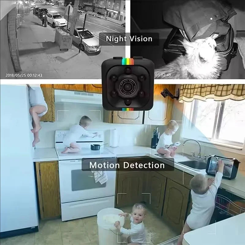 HD Mini Camera 1080P Portable Small Nanny Cam Video Voice Mini DV Recorder Indoor Covert Security Camera For Home Office