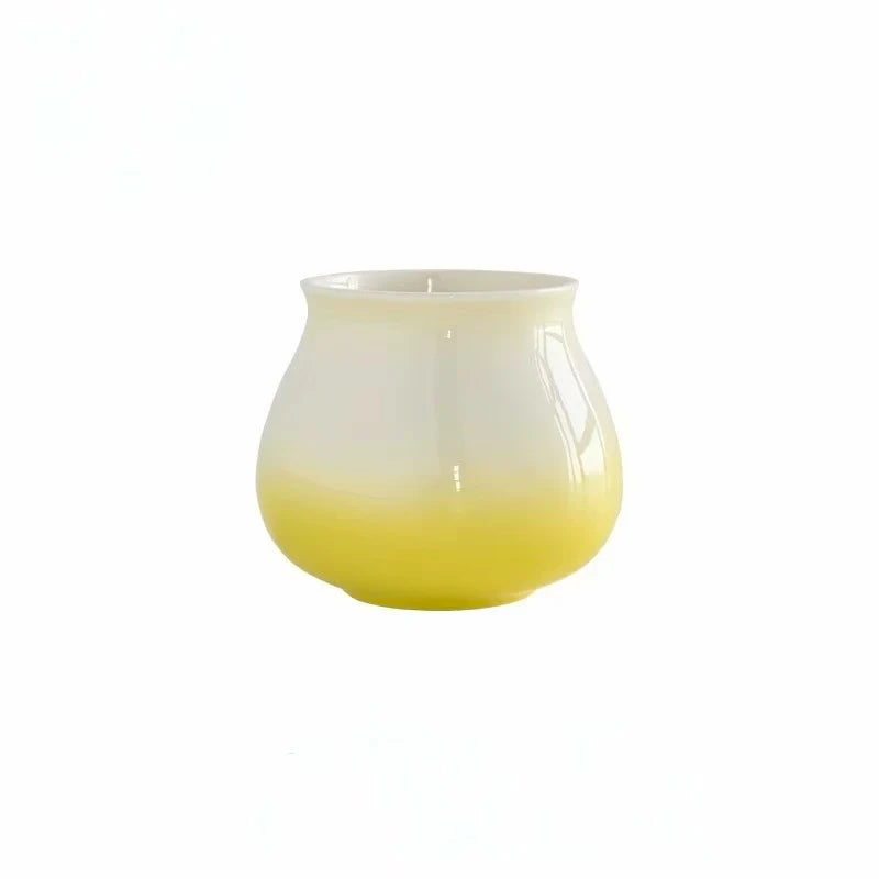 IKAPE Ceramic Coffee Mug Unisex 180ml Handled Mug Perfect for Latte, Cappuccino and Tea Microwave Safe Modern Unique Style