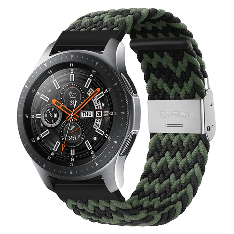 20mm 22mm Nylon strap for Samsung Galaxy Watch 3 42mm 46mm Gear S3 Active 2 Watch Adjustable Bracelet For Amazfit Huawei Correas