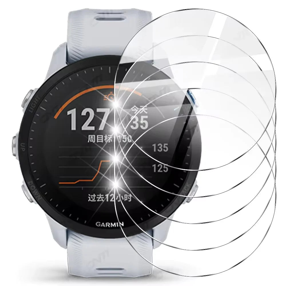 9H Tempered Glass for Garmin Forerunner 955 945 255 245 Music 55 Accessories Screen Protector Glass Ultra-HD Anti-scratch Film
