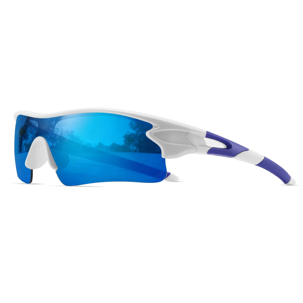 New Fashion Colorful Sports Sunglasses - One-Piece Wraparound Lens, UV400 for Running, Cycling & Outdoor