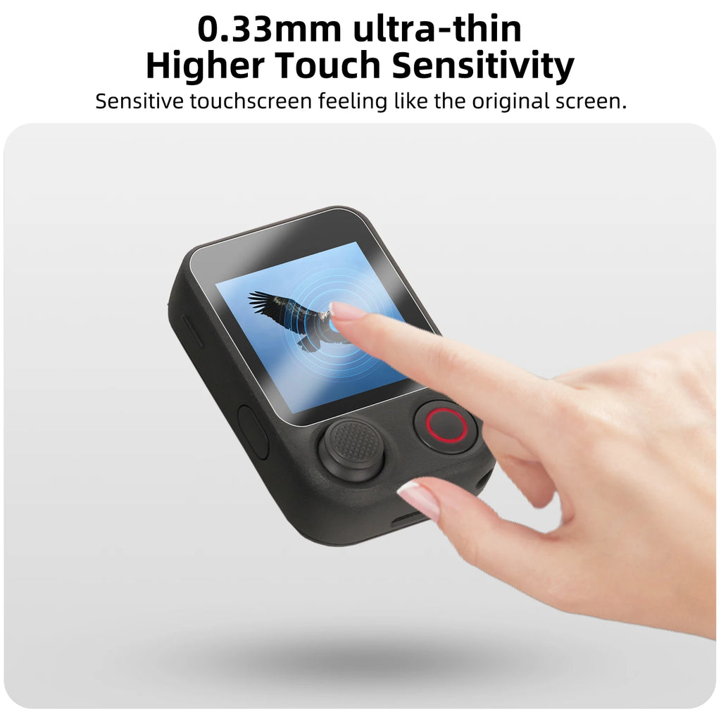 Sunnylife Tempered Glass Film for DJI Pocket 4P/4/3 Screen Film & Remote Control Film Combo for DJI Osmo Pocket 4P Accessories
