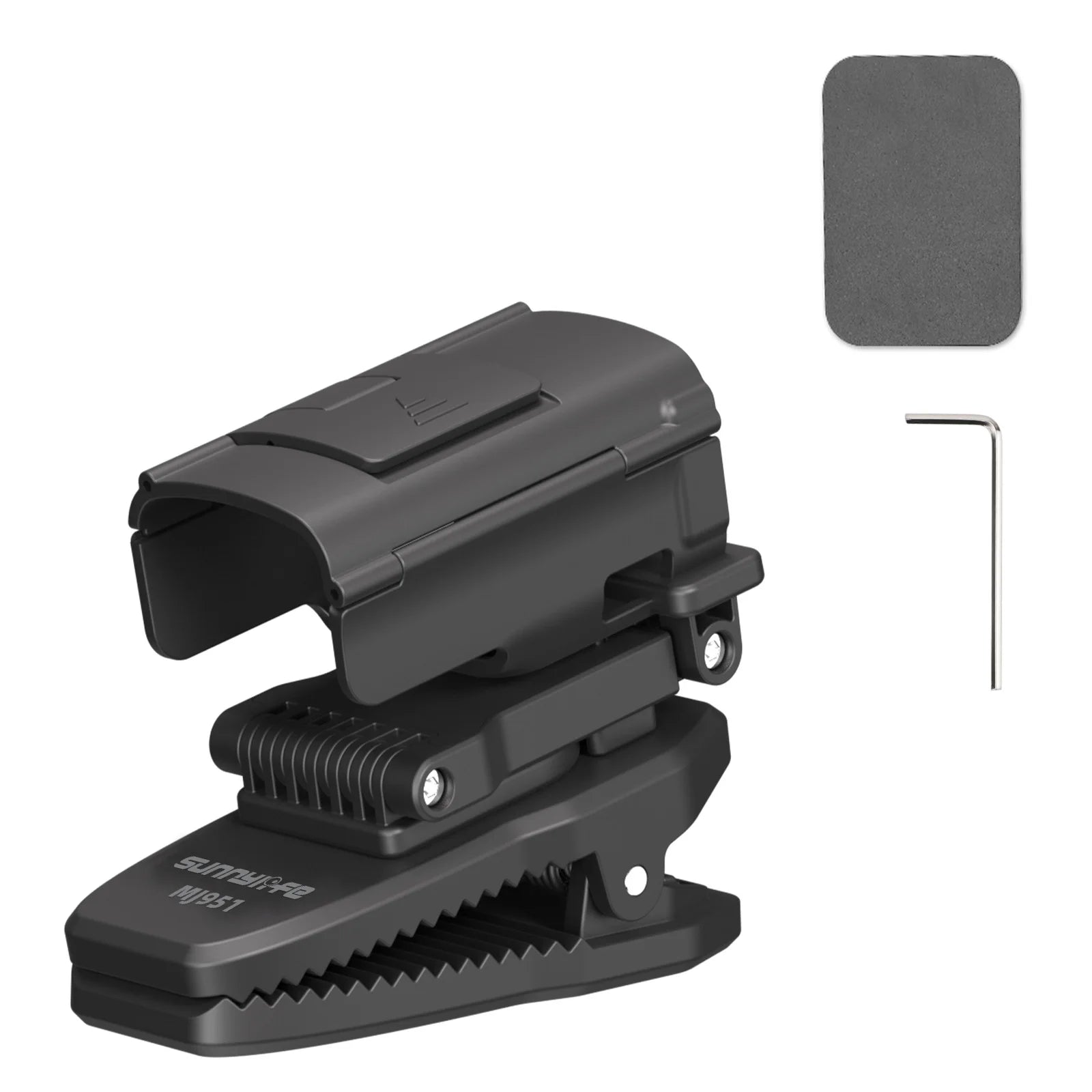 SUNNYLIFE Backpack Clip Mount for DJI Pocket 3 | Extendable Rotatable Magnetic Holder - Hands-Free Vlogging, Cycling, Hi