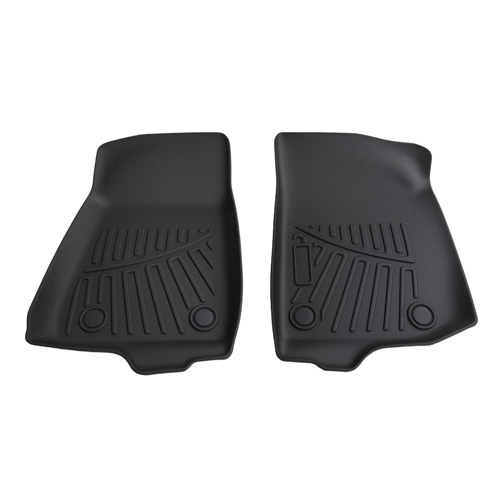 Floor Mats Liner for Jeep Wrangler JL 4-Door 2018-2024 TPE Car Mat Front & Rear