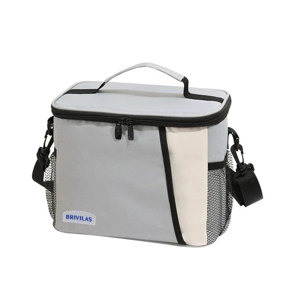 Insulated Lunch Bag Large Reusable Lunch Bags with Adjustable Shoulder Strap for Women Men, Ideal for Work, School & Outdoor Use