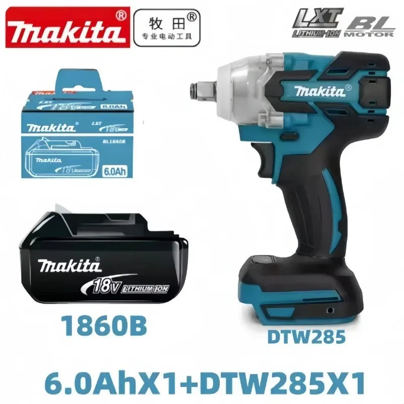 100% Genuine 18V Makita 6Ah Makita Battery BL1840 BL1830B BL1850B  Replacement Lithium Battery