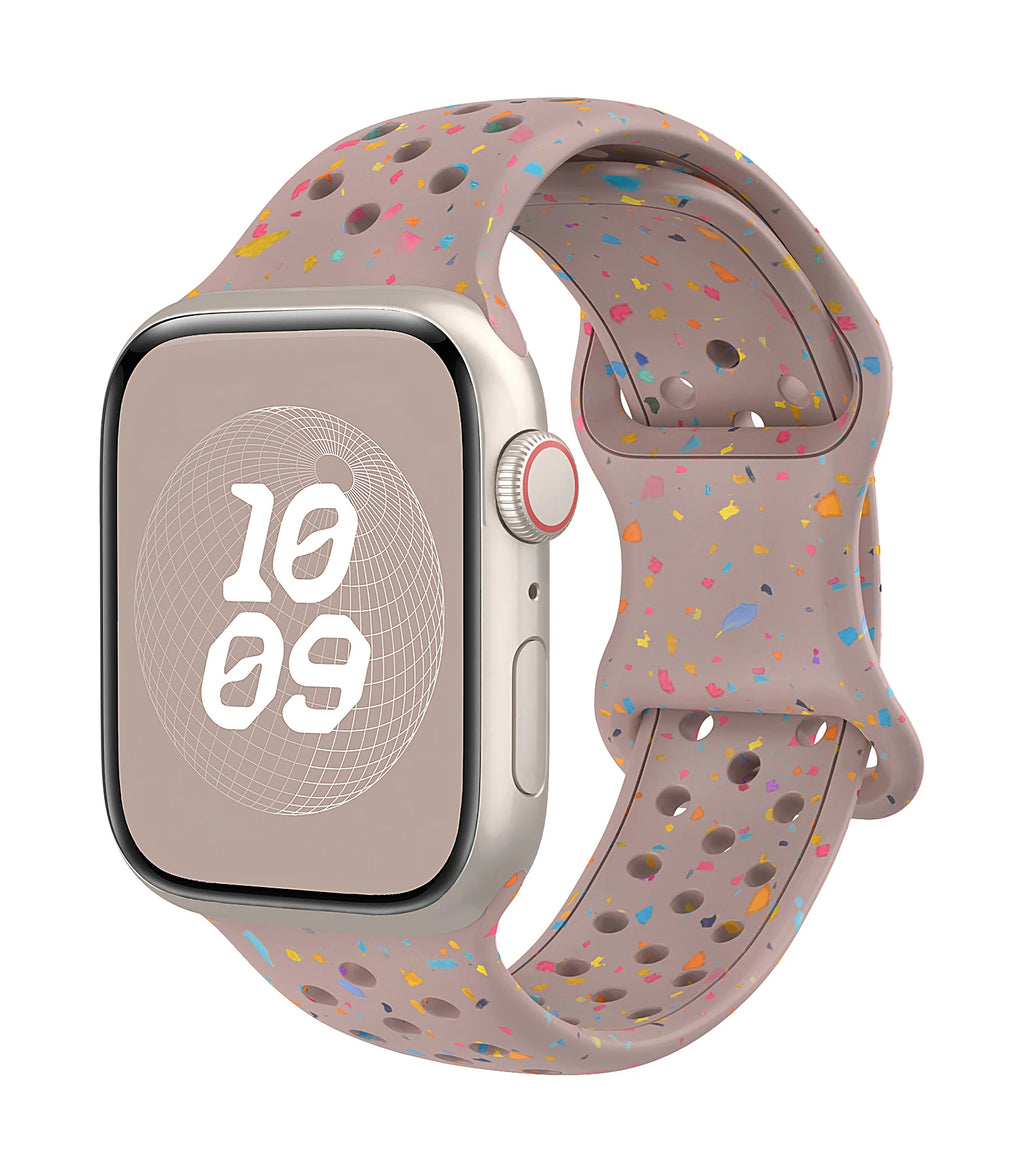Silicone Strap for Apple watch band 40mm 41mm 45mm 44mm 46mm 49mm 42mm Breathable bracelet iwatch Series 11 10 9 8 SE 3 Ultra 2