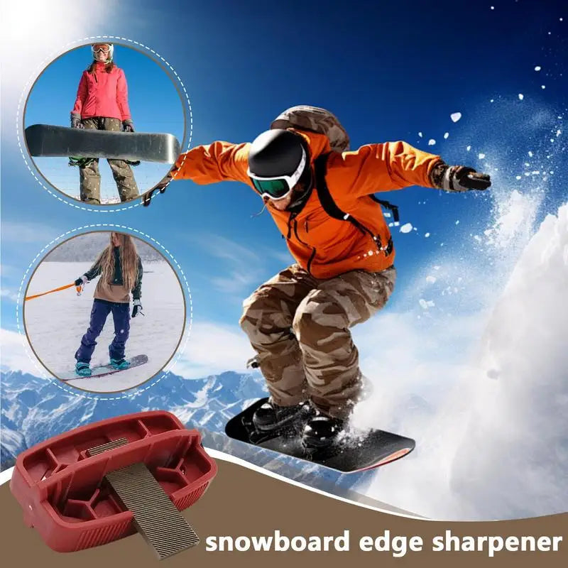 Snowboard Edge Bevel Tuning Kit Ski Edge Sharpener Trimmer Tuner Repair Tool Skate Sharpening Tool Side Ski Angle Tool