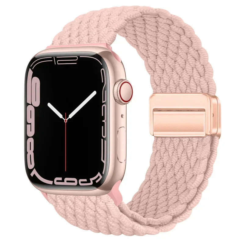 Nylon strap For Apple watch 11 10 42mm 46mm 9 8 7 45mm 41mm Ultra 3/2/1 49mm Magnetic wristband For iWatch 6 5 4 3 SE 44mm 40mm