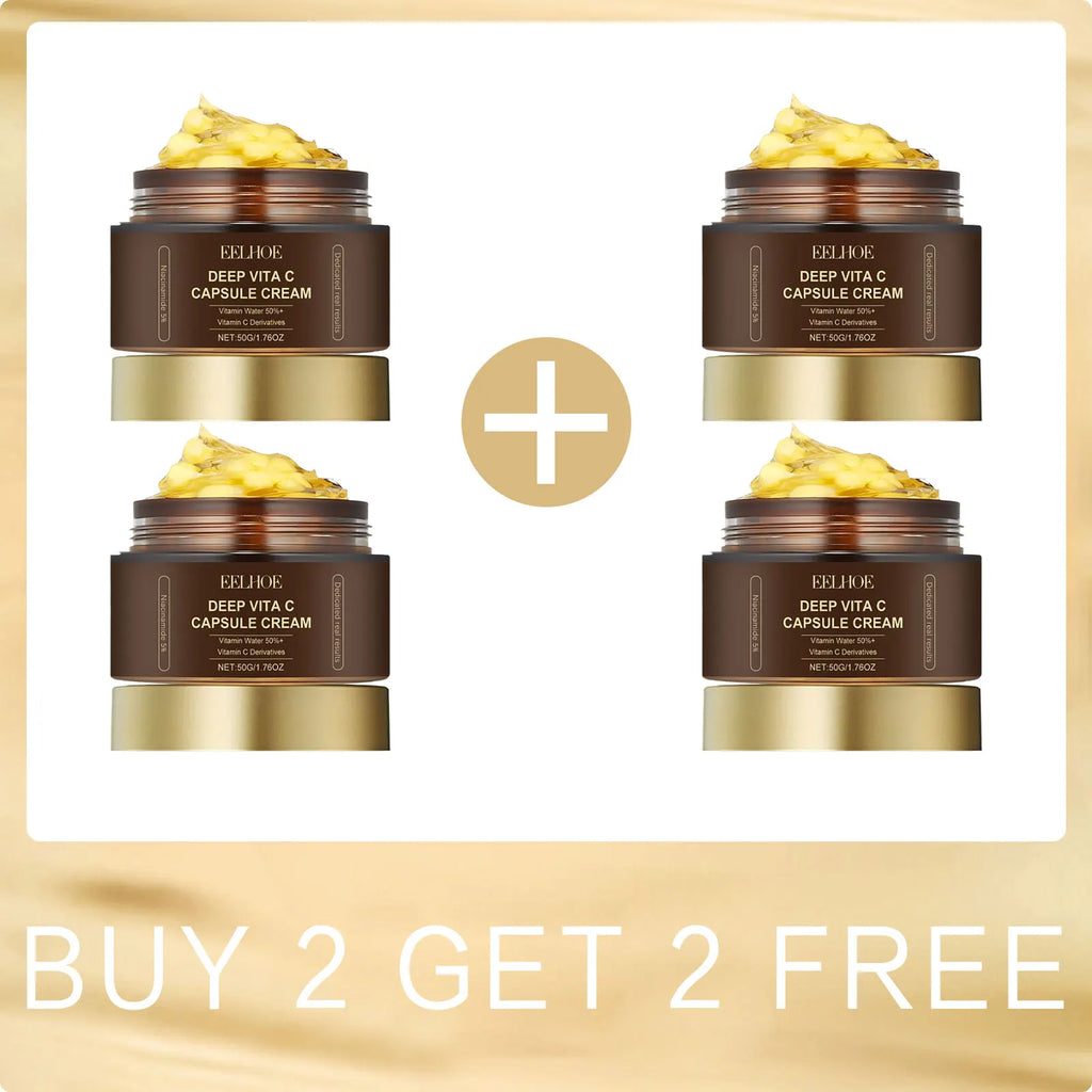 EELHOE Nicotinamide Facial Lightening Cream for Face Moisturizer Repair Brightening Skin Care Products Vitamin C Cream Capsules