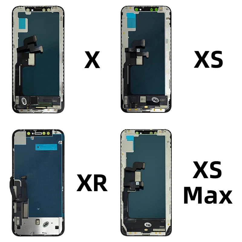 Super AAA+ OLED For iPhone X XR XS MAX 11 12 Pro Display 13 14 Pro Screen Face ID Touch For 13 MINI 14 Pro Max Replacement Part