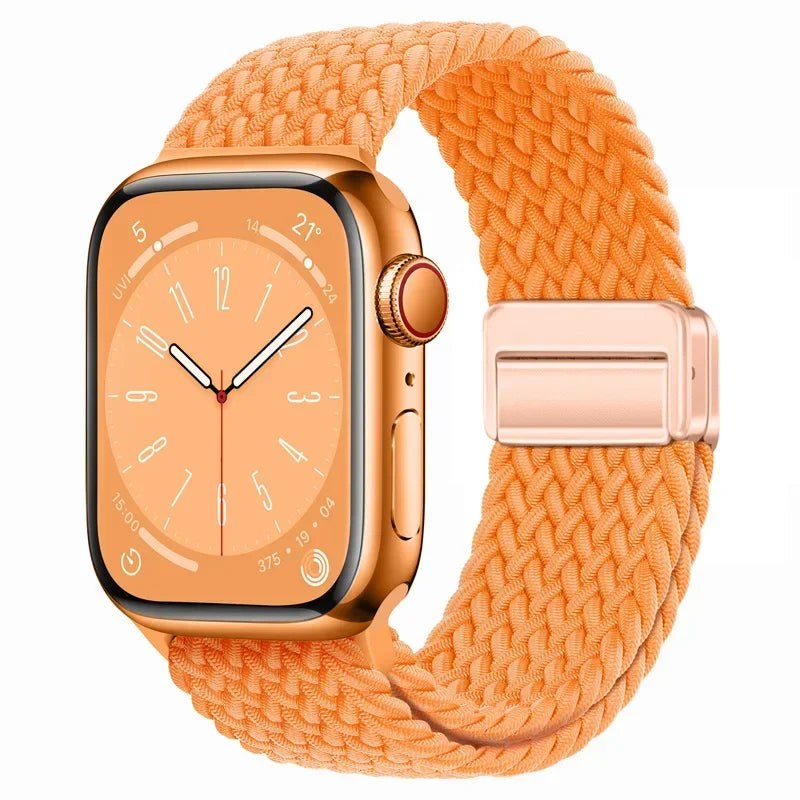 Nylon strap For Apple watch 11 10 42mm 46mm 9 8 7 45mm 41mm Ultra 3/2/1 49mm Magnetic wristband For iWatch 6 5 4 3 SE 44mm 40mm