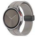 Original Silicone Band for Samsung Watch 7 6 5 4 Classic Strap 47mm 43mm 44mm 40mm Magnetic Buckle For Galaxy Watch 5 Pro 45mm