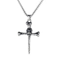 Men's Personality Is Cool, Ha's New Large Wing Pendant,  Copper Inlaid Zircon Fashionable Street Necklace Trend