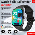 Watch 5 Global Version Smartwatches Men Women HD AMOLED Screen Heart Rate Waterproof Bluetooth Call GPS Track Sports Smart Watch