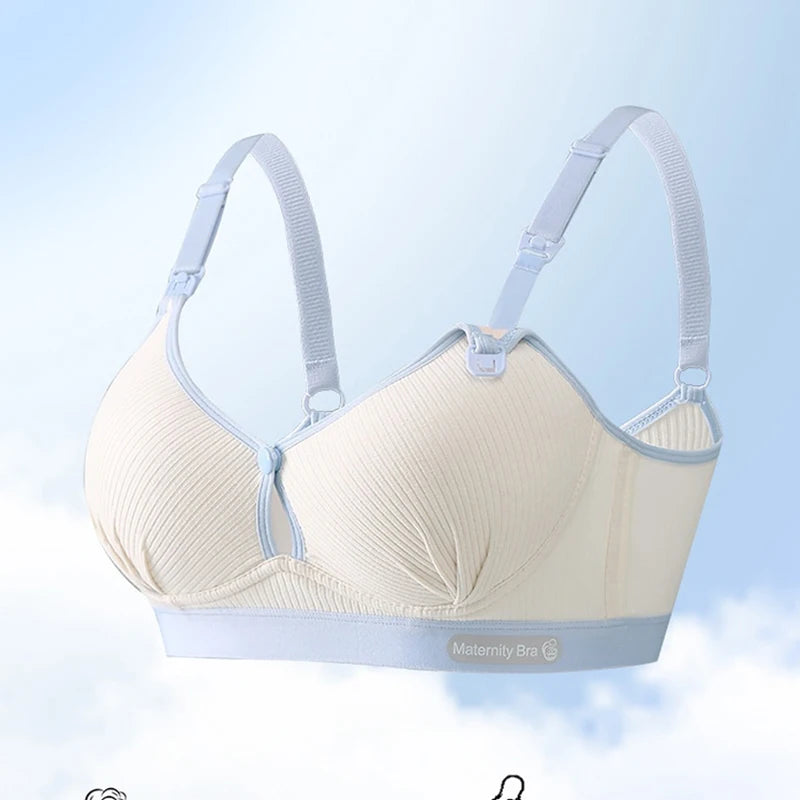 Women's Seamless  Breathable Nursing  Bra For All Seasons  Push-up  Pure Cotton  No Underwire  Maternity Sleepwear