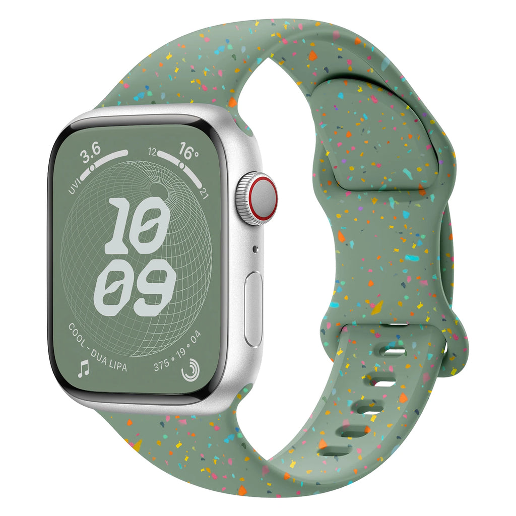 Silicone Strap for Apple watch band 40mm 41mm 45mm 44mm 46mm 49mm 42mm Breathable bracelet iwatch Series 11 10 9 8 SE 3 Ultra 2