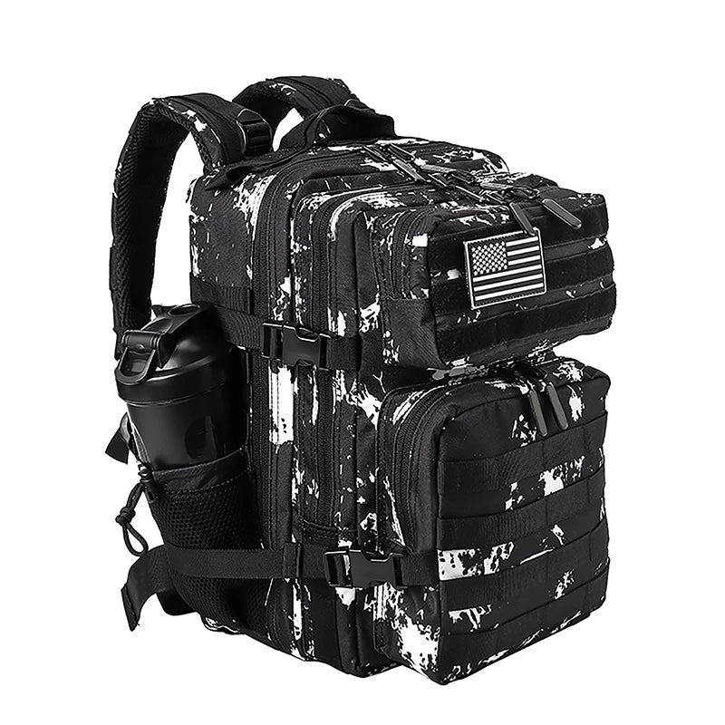 LHI 25L Tactical Backpack for Women Fitness Athlete Gym Out Bag  Small Outdoor Sports Travel Rucksack with Bottle Holder