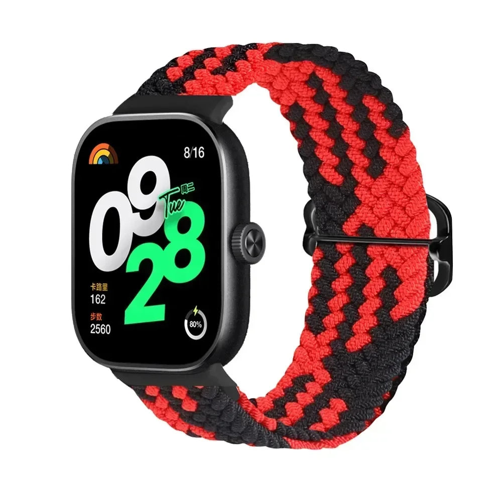 Nylon Strap for Xiaomi Redmi Watch 4/5/6 Adjustable Wristband Sport Watchband for Mi band 9 Pro/Mi Band 8 Pro Belt Accessories