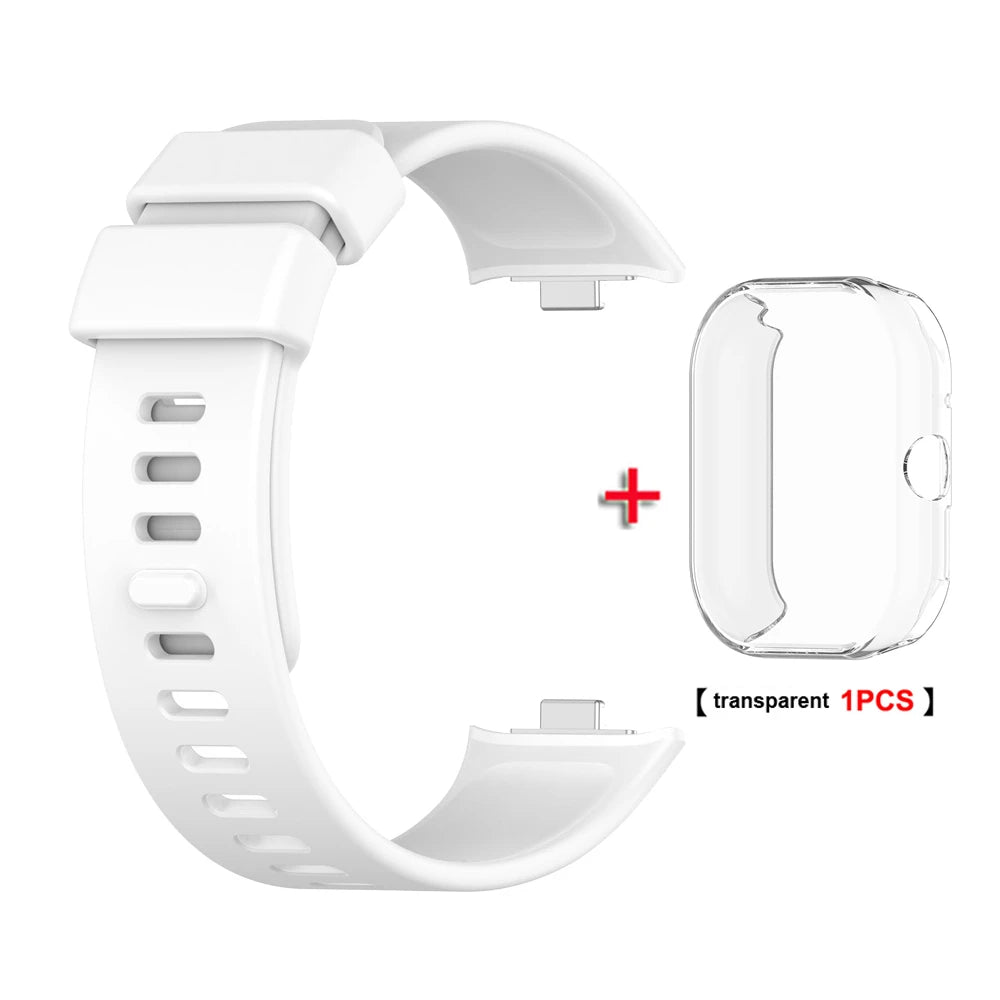 Watch Strap For Xiaomi Redmi Watch 4 Strap Replacement Silicone Strap For Xiaomi Redmi Watch 4 Strap Correa Bracelet