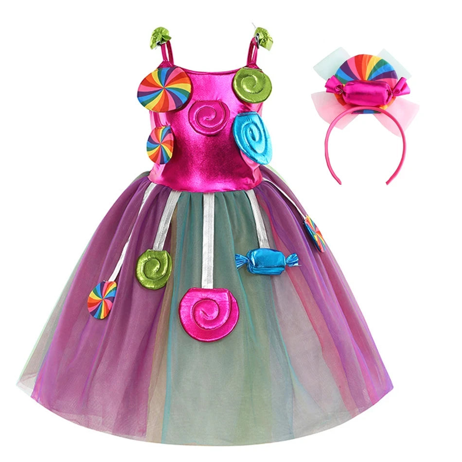 2025 Girls Beauty and the Beast Classic Belle Princess Cosplay Costume Child Fairy Tale Clothing Party Carnival Vestido