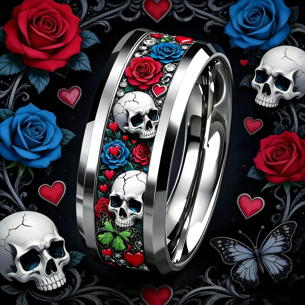 Cool Domineering Auspicious Cloud Dragon Ring Retro Punk Stainless Steel Dragon Rings for Men Rock Biker Jewelry Anillos Hombre