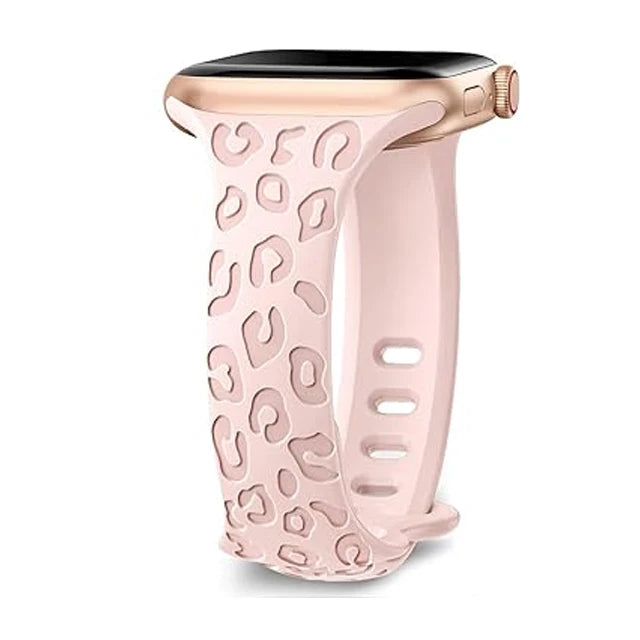 Slim Strap For Apple Watch Band 40mm 41mm 42mm 38mm 46 44mm 45mm Engraved Silicone bracelet Correa Series 11 10 8 7 6 9 5 4 3 SE