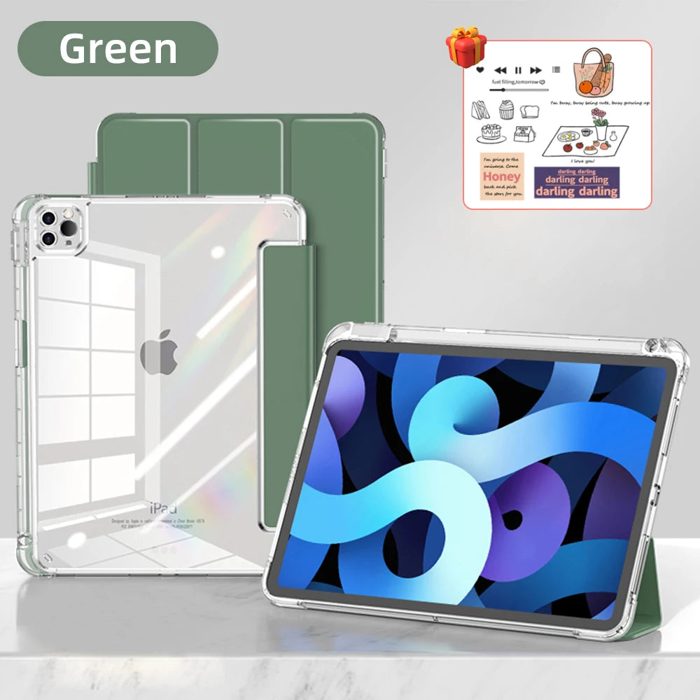 For iPad A16 11th Case For Air 11 M3 M4 Air 13 M4 10th Gen 10.9 7 8 9th 10.2 Air4 5 Pro 11 12.9 13 M4 M5 5 6th 9.7 Mini6 7 Cover