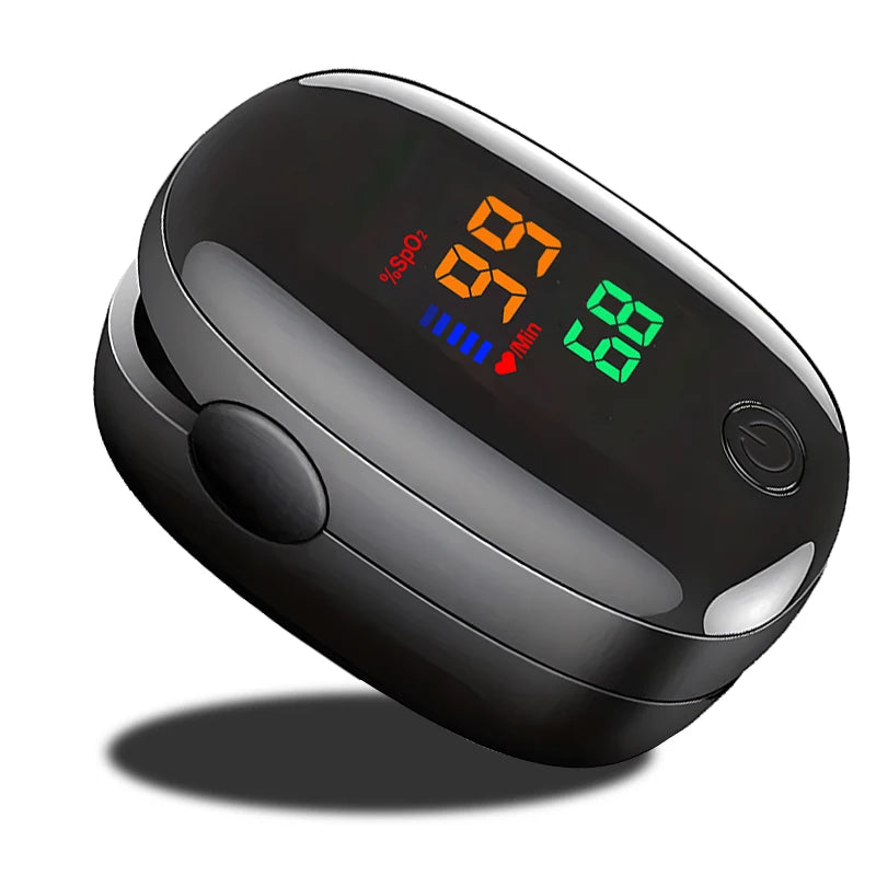 Portable Medical Thermometer & Oximeter Set | Non-Contact Ear IR Thermometer for Child Adult Body Temperature & Blood Oxygen Mon