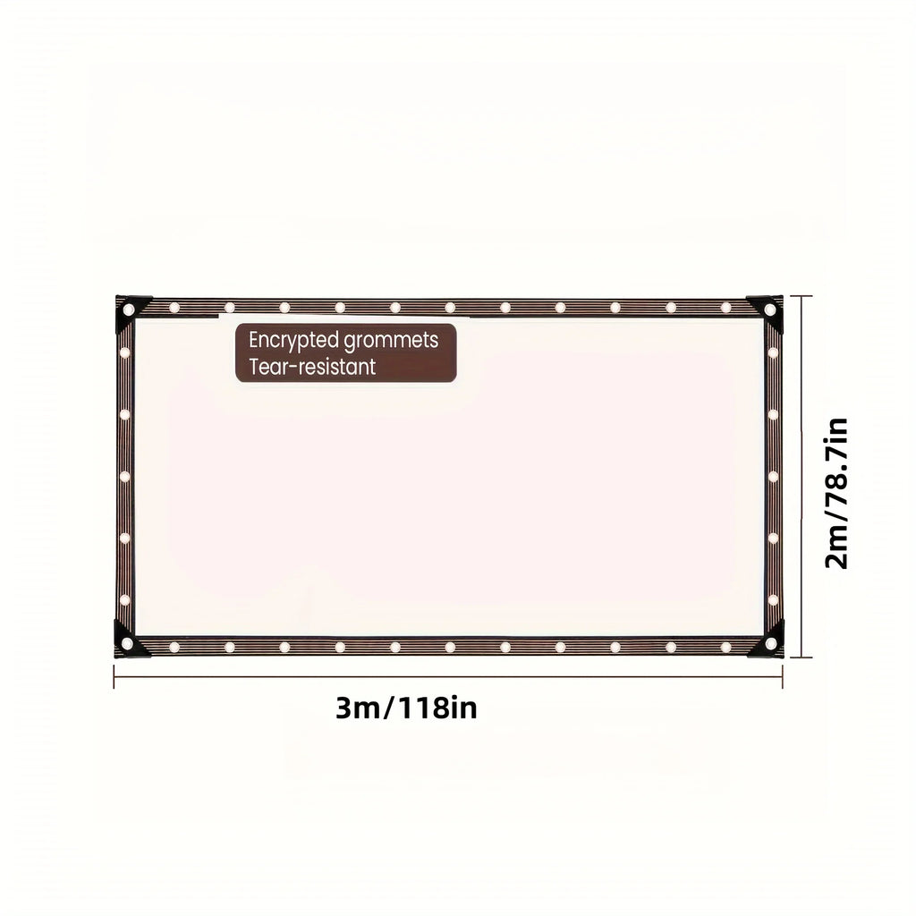 Transparent Waterproof Cloth with Gasket - Perfect for Gardens, Courtyards, Chicken Coops, Porch Awnings, and Camping