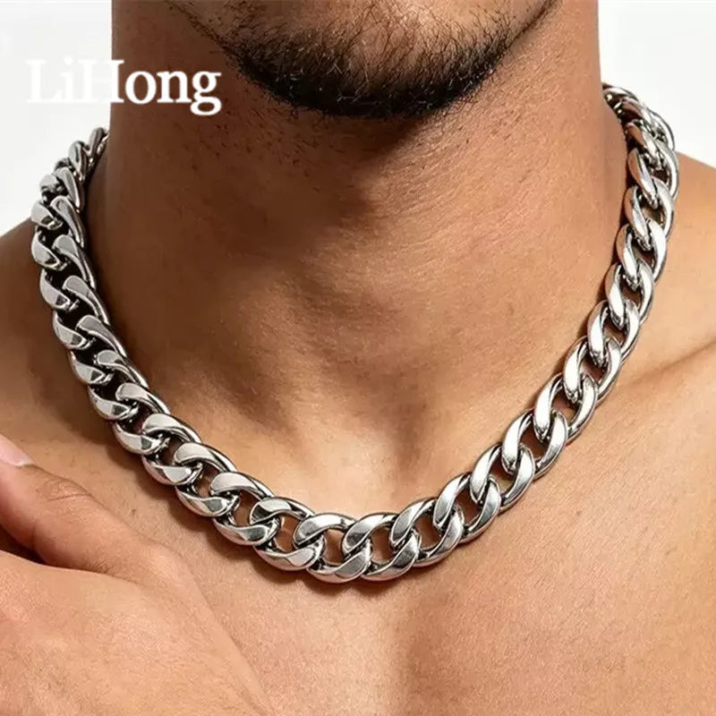 925 Sterling Silver 10MM 20/22/24/26inches Exquisite Noble Gorgeous Charm Fashion For Men Women Chain Wedding Necklace Jewelry