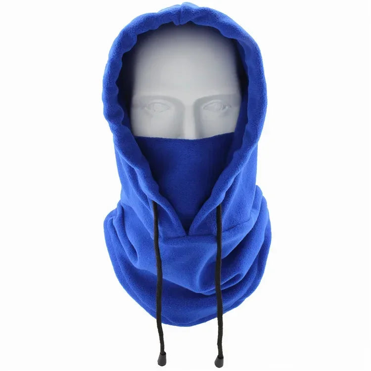 Winter Thermal Fleece Hat Hooded Outdoor Windproof Skiing Sport Men Women Neck Warmer Balaclava Cycling Face Mask Masked Caps