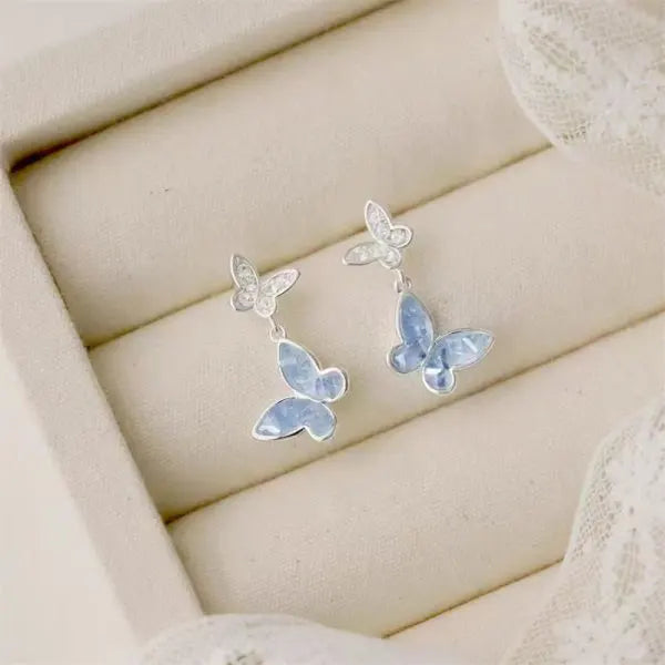 New Imitation Pearl Stud Earrings for Women Geometric Crystal Zircon Stars Earring Birthday Party Banquet Jewelry
