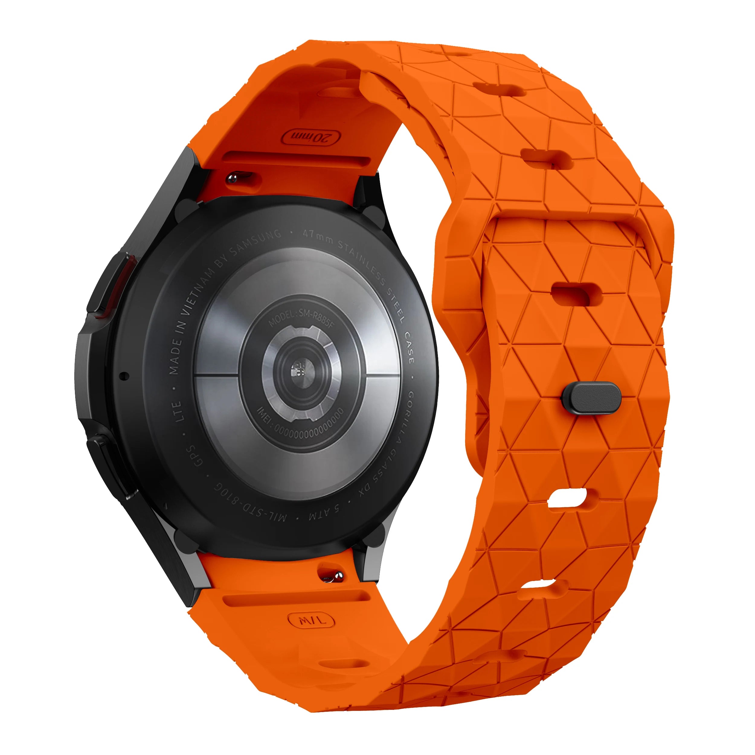 Silicone Band for Samsung Galaxy Watch 6 44mm 40mm/5/6 Classic 43mm 47mm/5 pro 45mm No Gaps 20mm Bracelet Galaxy watch 4 strap