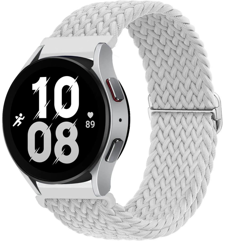20 22mm Band For Samsung Galaxy Watch 7/6/5 pro/6 Classic/gear s3/active 2 Braided Solo loop bracelet for Huawei GT 2e 3 4 Strap