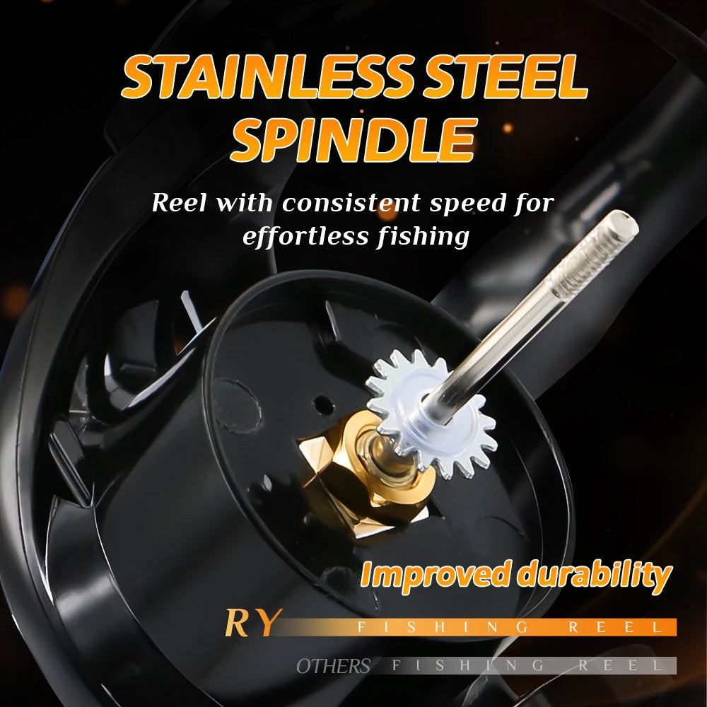 ROOBLINOS RY Spinning Reels Saltwater Freshwater Fishing Reel Ultralight Metal Frame Smooth And Tough High Speed Fishing Reels