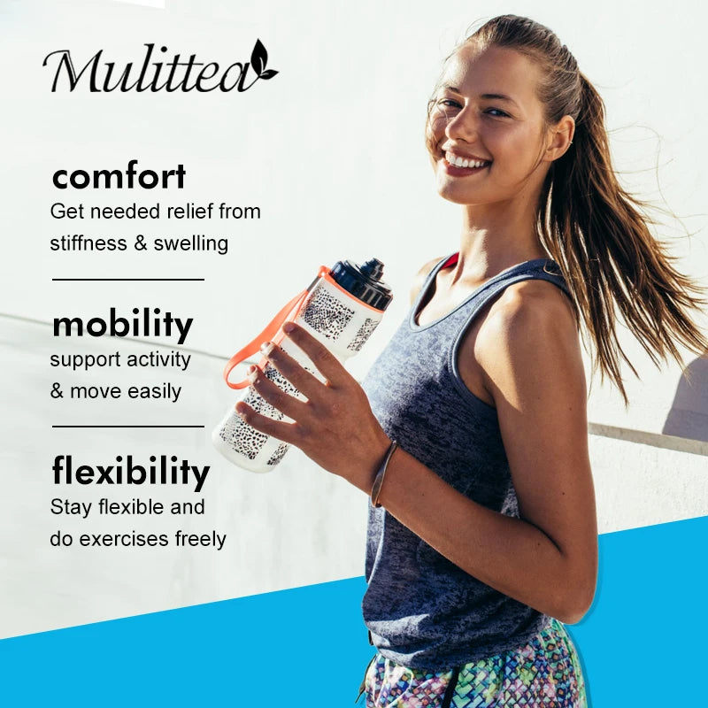 Mulittea Glucosamine Chondroitin for help Joint & Knee Pain help Discomfort of Bones and Improves Joint Mobility