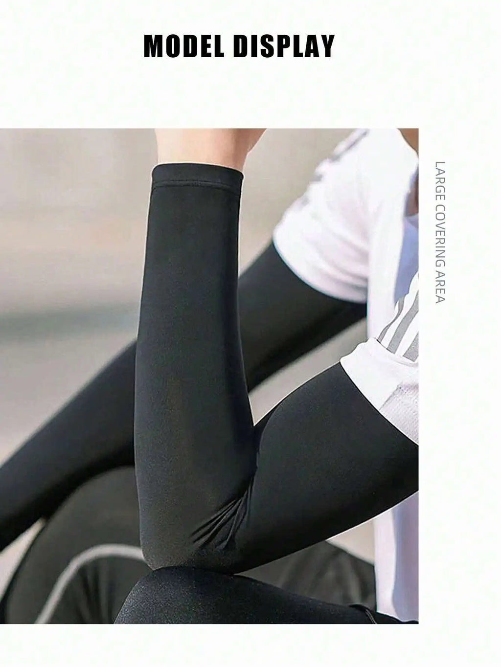 Sun Protective Anti UV 1 Pair Cycling Ice Silk Sleeve Summer Men Women Golf UV Protection Comfortable Breathable Ice Sleeve,Suitable For Cycling And Riding Motorcycle