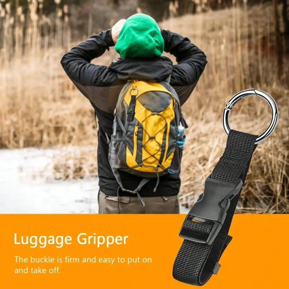 5/4/3/2/1Pcs Travel Luggage Fixed Strap Backpack External Strap Portable Strap Add-A-Bag Luggage Tag Strap Belt Jacket Holder