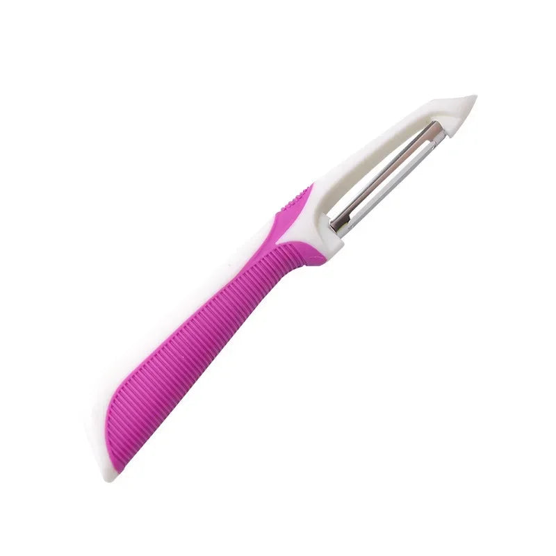 1Pcs Household Multifunctional Stainless Steel Manual Peeling Tool, Kitchen Hand‑Held Peeler Cutter for Daily Kitchen Use