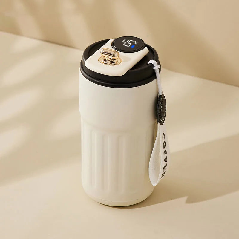 450ML Stainless Steel Thermo Water Bottle LED Temperature Display Coffee Cup Keep Cold and Heat Thermal Mug Travel Vacuum Flask