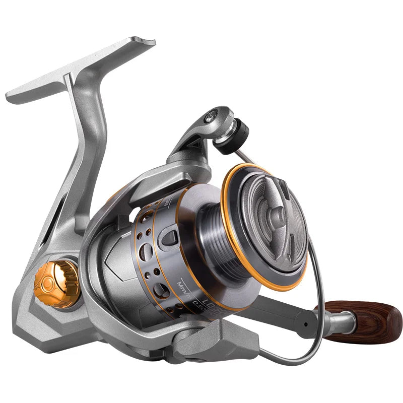 DC 1000~7000 Series,5.2:1 Gear Ratio,26LB Max Drag,CNC Metal Spool,Spinning Fishing Reel,For Freshwater Saltwater fishing tools