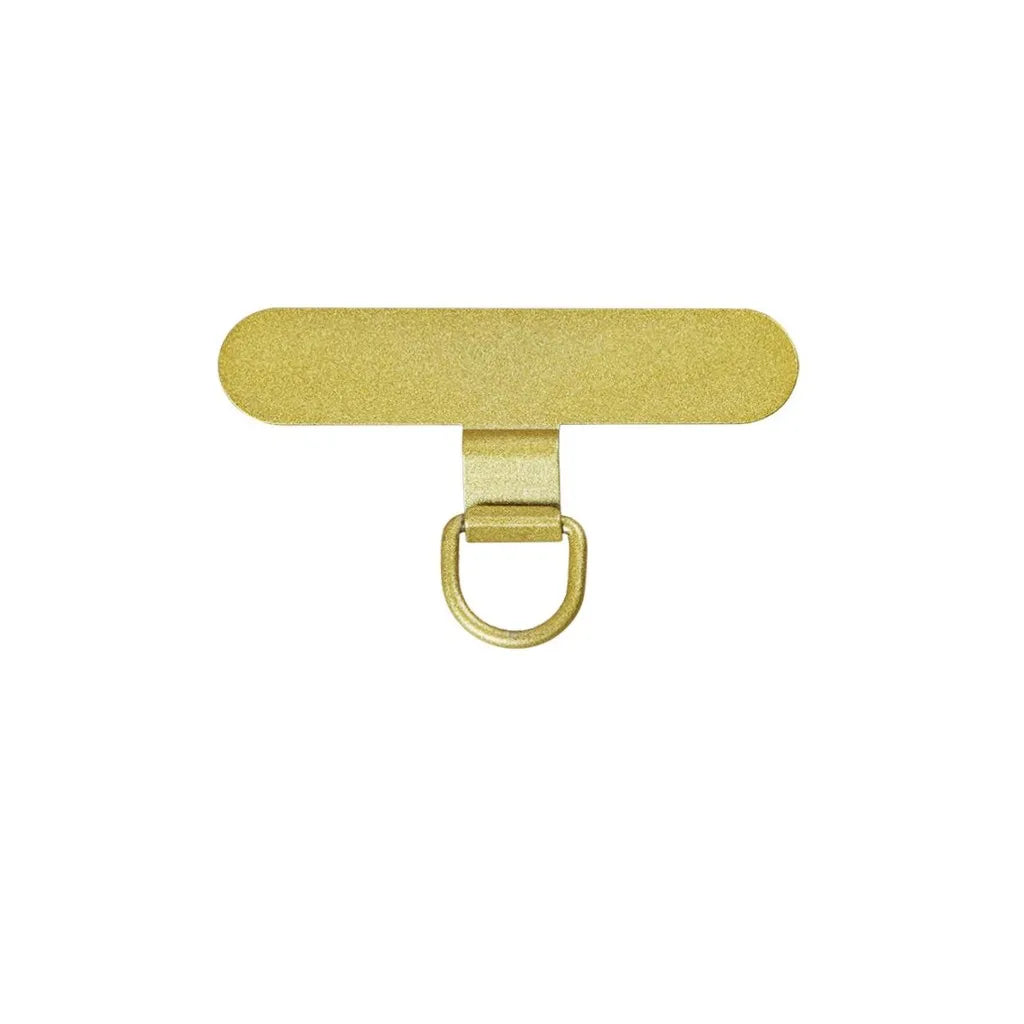 1PCS Universal Stainless Steel Phone Lanyard Patch Mobile Phone Case Connect Clips Rotatable Detachable Strap Tether Pad Gasket