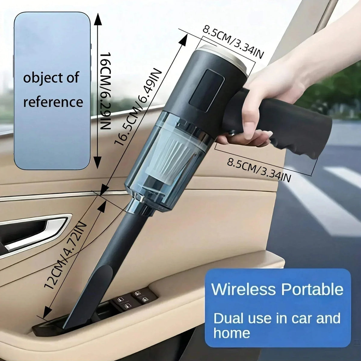 Vacuum Cleaner For Motor USB Charging ATV Car Household Vacuum Cleaner For Car with Fully Automatic High Power Powerful Cleaning